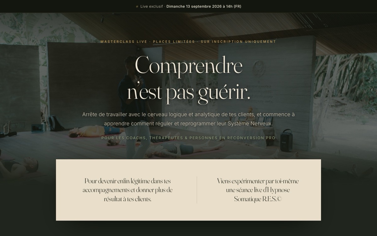 Page d'inscription